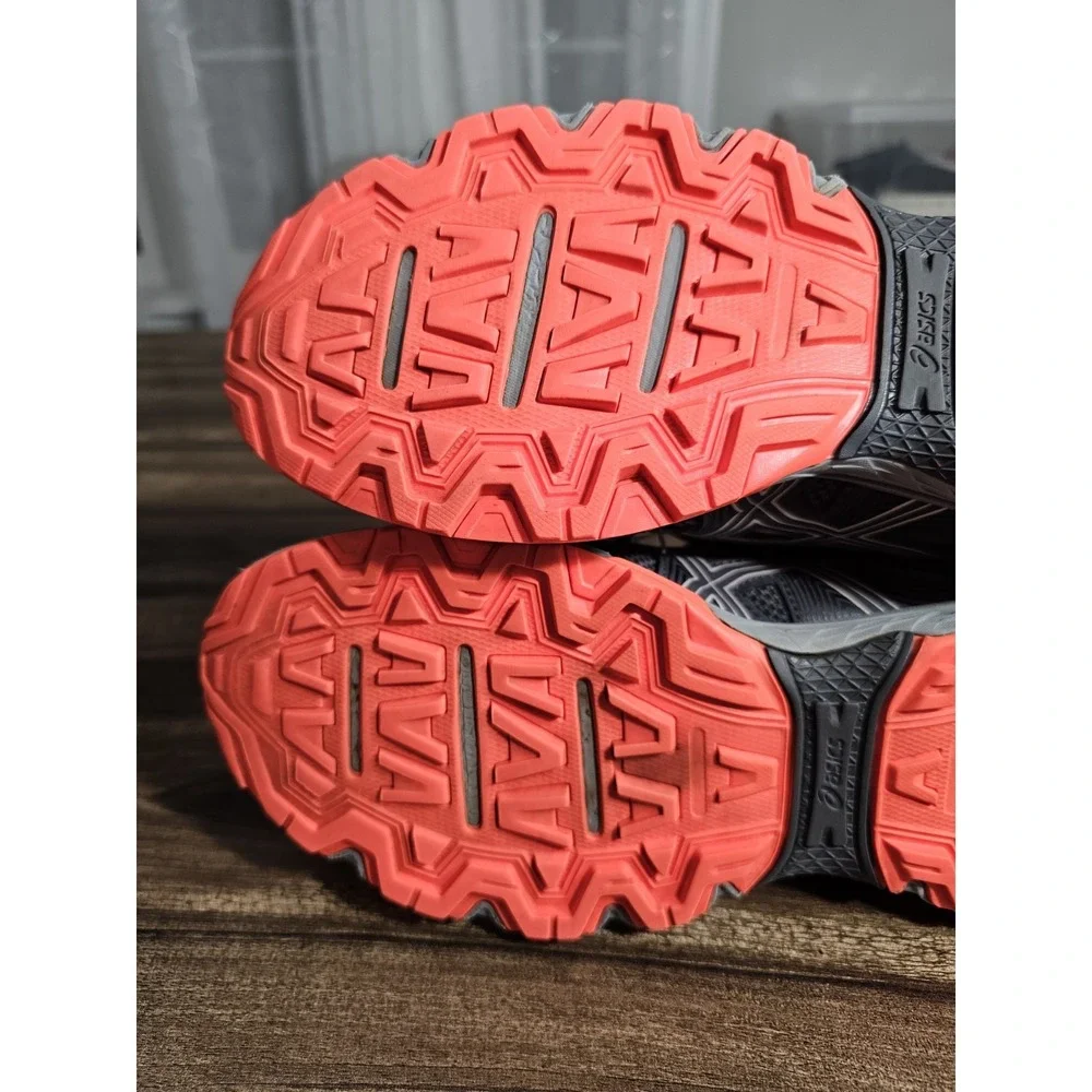 ASICS Women's Gel-Venture 8 Running Shoes Grey/Orange | Women's Size 8.5 Wide - Picture 8 of 16